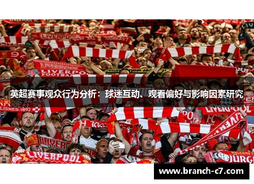 英超赛事观众行为分析：球迷互动、观看偏好与影响因素研究